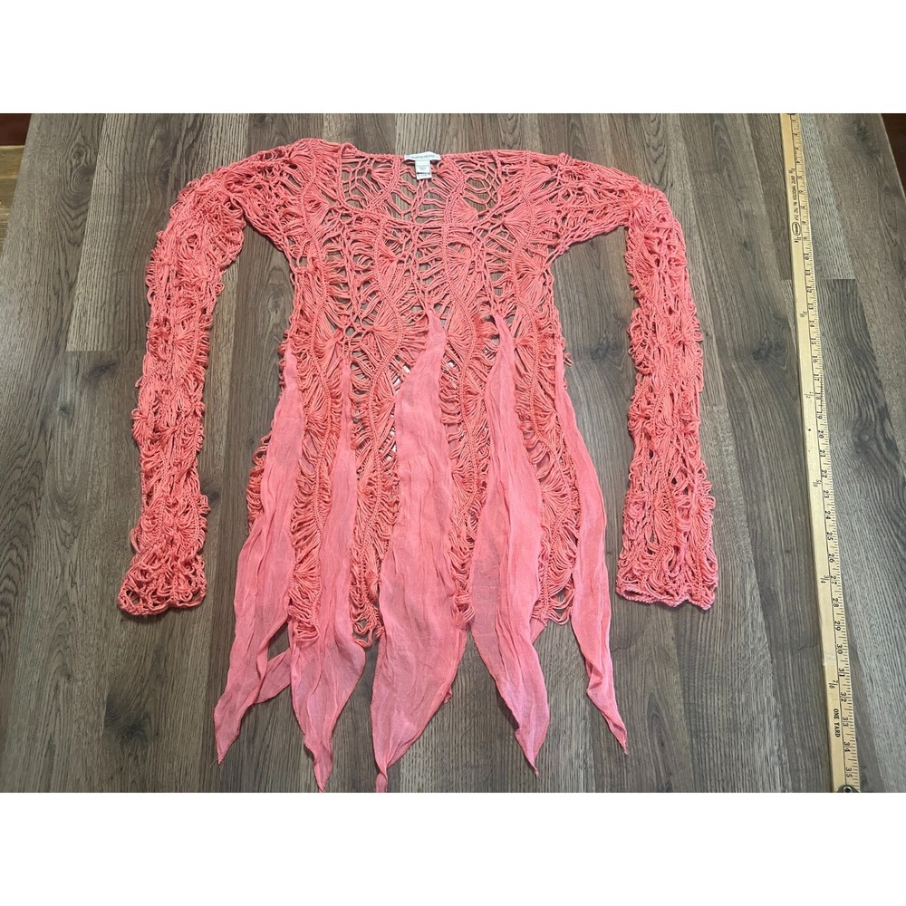 Boston Proper Shirt, Women's Size XS/S, Pink, See Through, Long Sleeve